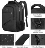 MATEIN 17 Inch Work Laptop Backpack, Large College Computer Bookbag with TSA Laptop Compartment, Water Resistant Business Travel Backpack with Anti Theft Pocket, Graduation Gifts for Men Women