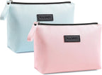 Cosmetic Bags for Women Small Makeup Bag for Purse Pu Leather Makeup Pouch Travel Makeup Bag with Zipper Make Up Bag for Travelling