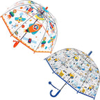 Kids Clear Umbrella for Rain Dome Bubble Umbrellas Windproof for Kids Boys and Girls