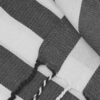 Set of 6 Turkish Beach Towel, Cotton Beach Towels, 36 x 71 Inches Turkish Towel, Sand Free, Quick Dry, Lightweight Beach Towels for Adult Black
