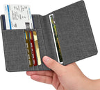 FINTIE Passport Holder, Slim Travel Wallet RFID Blocking Card Case Cover Passport Cover Protector Essentials with Credit Card Slots for Women/Men | Slim, RFID Blocking, Card Case Cover, Essentials, Credit Card Slots