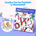 JoyCat Paint with Water Coloring Books for Toddlers, Watercolor Painting Sets for Kids Ages 3-5 4-8, Arts and Crafts Drawing Activities Toy Birthday Gifts for Boys Girls (Alphabet)