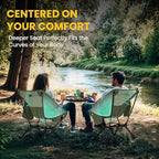 Overmont Ultralight Portable Camping Chair- Lightweight Folding Backpacking Chair, Support up to 330Lbs Compact Beach Chair for Adults with Carry Bag for Backpack Hiking Fishing Outdoor Camp Travel