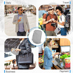 TOPBAG Passport Holder Family, Women Rfid Blocking Passport Wallet, Travel Document Organizer for Premium Wallets, Waterproof Passport Holders Bag for Women & Men Traveling, Credit Cards Case