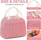 Bluboon Lunch Box for Women Cute Lunch Bag Reusable Insulated Lunch Bags Large Capacity Lunchbox Cooler for Work Picnic or Travel