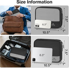 MATEIN Travel Electronics Organizer Case 2 Pack, Lightweight Cable Bag for Travel Essentials, Water Resistant Charger Organizer Case for Charging Cords, Earphones, Stylus Pens & Phone