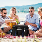 Maelstrom Collapsible Soft Cooler Bag,35/55/75 Cans Beach Cooler with Flip Top Lid, Ice Chest, Leakproof & Portable for Beach, Camping, Road Trips & Grocery Shopping
