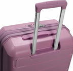Traveler's Choice Pagosa Hardshell Expandable Luggage with Spinner Wheels, Mauve, 2-Piece Set (22/26)