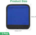 uxcell 3 Pcs Luggage Handle Wrap for Suitcase, Neoprene Handbag Grip Cover Protector Luggage Identifiers Suitcase Handle Wraps for Luggage Shopping Bag Travel Bags, Blue