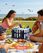 TOURIT Soft Sided Cooler Bag Insulated 30/48/60 Cans, Large Collapsible & Leakproof Ice Chest for Picnic, Beach, Camping, Travel
