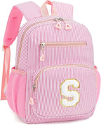 Kids Backpack for Girls 5-8, Cute Personalized Elementary Backpack for Kids Birthday Gifts (Pink S)