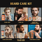 27Pcs Fathers Day Gifts Spa Gift Basket for Men - Bath and Body Gift Basket Set for Dad | Perfect Gifts for Men Christmas, Valentines Day, Birthday Gift Beard Bath Spa Gift Set for Men