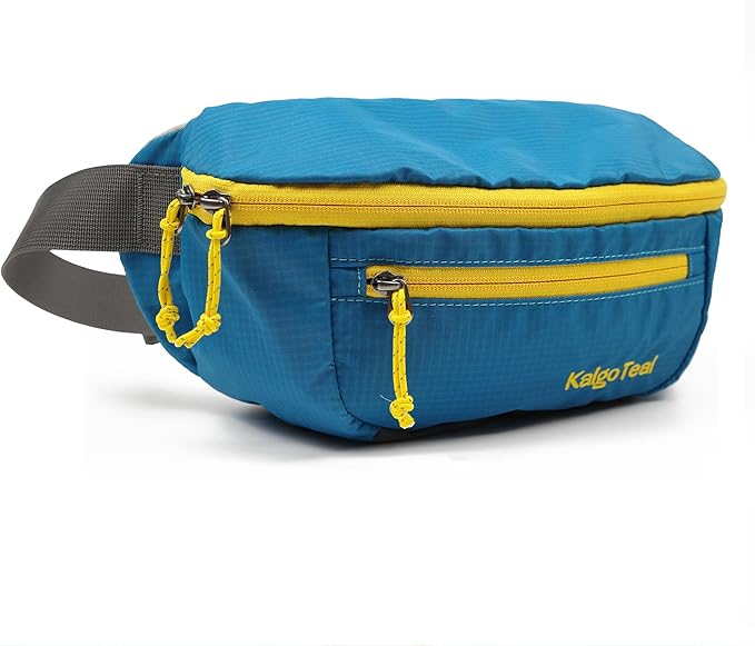 Ultralight Travel Waist Pack 2.5L, Large Water Resistant Fanny Pack for Men & Women.