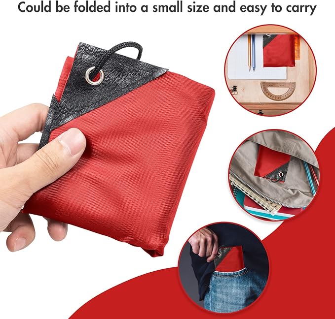 IKAYAS 6Pcs Drawstring Bags Bulk Red Drawstring Backpack, String Backpack Cinch Sack Sport Gym Backpack Bags for Yoga Traviling Outdoor Sports