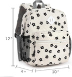 STEAMEDBUN Corduroy Toddler Backpack for Girls Boys 2-4, Kids Preschool Backpack for Kindergarten - Flower