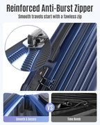 LIGHT FLIGHT Carry On Luggage 22x14x9 Airline Approved, Durable Hard Shell Carry On Suitcases with Wheels, Expandable Hardside Lightweight Travel Luggage with TSA Lock 20 Inch Carry on, Dark Blue