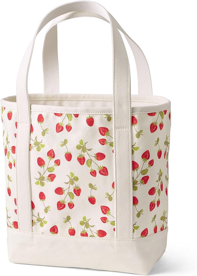 Lands' End Open Top Canvas Tote Bag