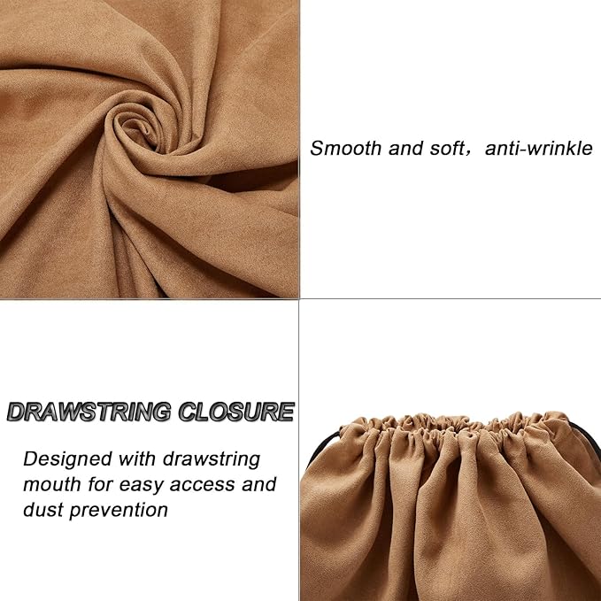 LAKE OF FIRE Dustproof Storage Bags with Drawstring Closure, 2-Piece Set – Multi-Purpose Protective Pouches for Handbags, Purses, Shoes, and Boots
