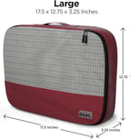 Large Packing Cubes for Travel - 5pc Packing Cubes for Suitcases - Lightweight Luggage Organizer Bags (Non-Compression)
