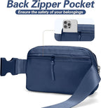 JSJ Mini Fanny Pack for Women & Men,Valentines Day Gifts for Girls Teens Kids Daughter Sister Her,Trendy Stuff Crossbody Bags Cute Everywhere Belt Bags. (Blue)