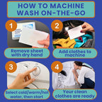 Travel Laundry Detergent Sheets 30 Pack – Hand Wash or Machine Wash Travel Detergent with Universal Sink Stopper and Foldable Laundry Bag Best for Cruise, Hotel, Camping & On-the-Go Washing