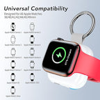 HUOTO Portable Watch Charger for Apple Watch Series 9,Portable Magnetic iWatch Charger 1200mAh Power Bank Mini Purse Items Fast keychain Charging for Apple Watch Series 11/10/ 9/8/7/6/SE/5/4/3/2/UItra