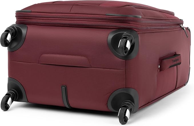 Travelpro Maxlite 5 Softside Expandable Luggage with 4 Spinner Wheels, Lightweight Suitcase, Men and Women, Burgundy, 2-Piece Set (21/25)
