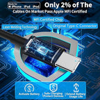 【MFi Certified】iPhone 17 Car Charger Fast Charging, Braveridge 75W USB C PD&QC Car Power Cigarette Lighter USB Charger with 6FT Type C Coiled Cable for iPhone 17/17 Pro Max/16/15/Galaxy S26/S25/Pixel