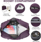 Travel Duffle Bag Weekender for Women - Carry-On Overnight Bag Personal Item Bag with Shoe Compartment & Wet Pocket Large Weekend Tote Bags with Toiletry Bag Hospital Bags for Labor and Delivery