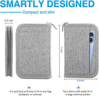 Passport Holder for Travel, Women Rfid Blocking Passport Wallet, Travel Essentials Premium Wallets, Waterproof Passport Holders Bag for Men Traveling, Travel Document Organizer Credit Cards Case