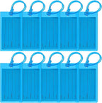 10 Pack Luggage Tags for Suitcases, Airplane Travel Essentials for Flying, International Travel Must Haves, and Luggage Accessories by Sodsay