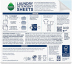Seventh Generation Laundry Detergent Sheets 32ct Free & Clear Removes Tough Stains Safer for your family (Pack of 8)