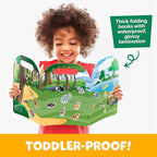 Reusable Sticker Books for Toddlers 1-3, Stickers for Toddlers 2-4 Years - Stickers for Kids Airplane Toys for Toddler 1-3, Toddler Travel Toys - Reusable Sticker Book Birthday Gifts for Boys Girls