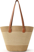 Beach Bags for Women, Summer Straw Beach Bag Straw Purse Shoulder Handbags Large Beach Tote for Summer Vacation