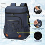 Backpack Cooler Insulated Leak Proof, Lightweight Soft Sided Cooler Backpack for Men Women, Waterproof Beach Cooler Bag Lunch Backpack for Camping Hiking Picnic Fishing Travel Outdoor