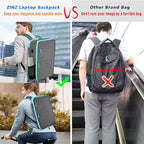 ZINZ Slim & Expandable Laptop Backpack 15 15.6 16 Inch Case, Water Resistant Travel Backpack Compatible with MacBook Pro/Neo 16" 15", Dell XPS 15 16 and Most 15" 15.6" 16" Notebooks，LG01Y02