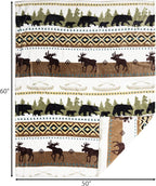 CARSTENS, INC. Travel Blanket, Premium Compact 2-in-1 Airplane Blanket/Pillow, Hidden Lake