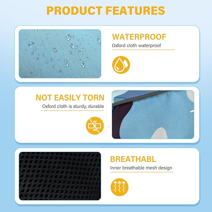 Automatic Inflatable Belt Pack Water Sports Jacket Waist Belt PFD for SUP Paddleboarding Fishing Boating Kayaking（fit 80-330 lbs） (Blue camouflage)