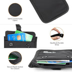 Boxiki Travel BRA WALLET - Hidden Money Pouch with Adjustable Elastic Strap - Perfect Secret Pocket Protect Your Credit Cards Cash Valuables