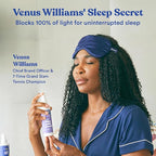 ASUTRA Silk Eye Pillow for Sleep, Navy - Filled w/Lavender Buds & Flax Seeds, Weighted Eye Mask, Meditation & Light Blocking Blindfold, Cooling Gel Mask Included