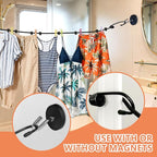 Esoes Magnetic Clothesline for Cruise Ship Cabin Approved - 2026 Updated Super Stronger Magnets,Travel Clothesline for Cruise Ship Essentials Rubber Coated Non-Scratch Strong Magnets, RV and Camping