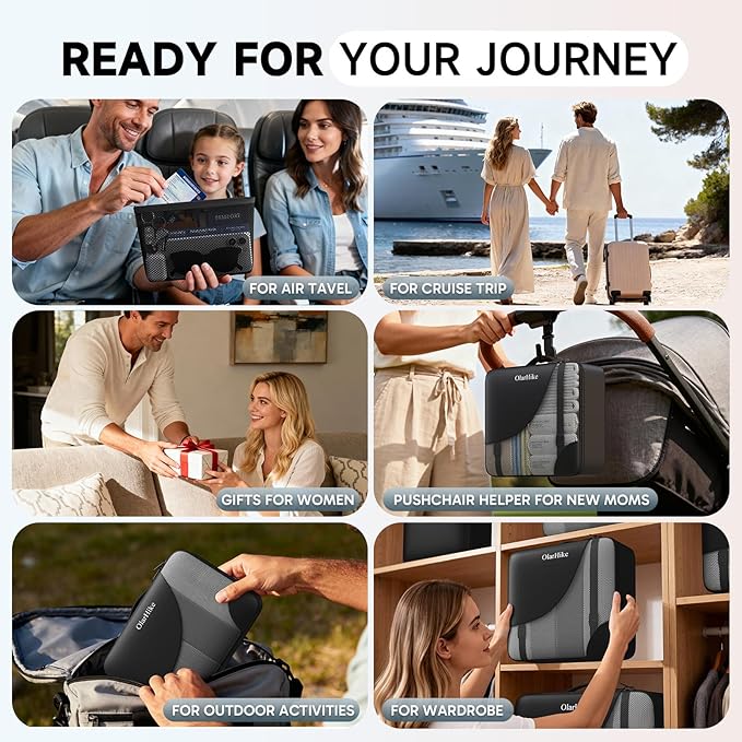 11 Set Packing Cubes for Travel, Gifts for Women Mom,Anti-Tearing Suitcase Organizer,OlarHike Vacation Essentials & Accessories for Cruise Ship