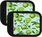 4 Pack Lime Luggage Handle Wrap, Detachable Luggage Tag, Neoprene Suitcase Wrap with Comfort Grip & Bright Identifier for Suitcase, Travel Bag, Sports Bag