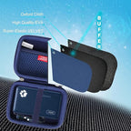 Hermitshell Hard Travel Case for INIU Portable Charger Smaller & Lighter 45W Fast Charging 10000mAh PD Power Bank Battery Pack (Only Case) (Blue)