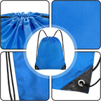 Grneric Drawstring Backpack Bulk 42 Pcs String Backpack Drawstring Bags Cinch Bag Sackpack for Men Women Gym 14 Colors