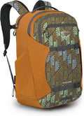 Osprey Proxima 30L Campus Laptop Backpack - Organized Everyday Pack with Tech Storage, Bottle Pockets, and Comfortable Carry - Perfect for College, Commute, and Travel, Kazuma Print/Toffee Orange