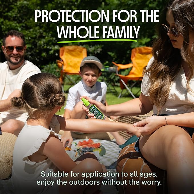 Murphy's Naturals Mosquito & Tick Bug Repellent Spray, Oil of Lemon Eucalyptus for Skin + Outdoor Gear, 2 Ounce Pump, 3-Pack