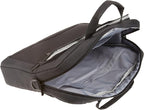 Amazon Basics Laptop Carrying Case with Shoulder Strap, 15.6-inch, Black, Large Capacity Office Work Bag, 10-Pack