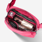 JSJ Mini Fanny Pack for Women & Men,Valentines Day Gifts for Girls Teens Kids Daughter Sister Her,Trendy Stuff Crossbody Bags Cute Everywhere Belt Bags.(Pink Glow)