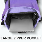 Drawstring Backpack with Mesh Pockets String Gym Bag Sackpack Sandproof Water Resistant Beach Backpack for Men Women